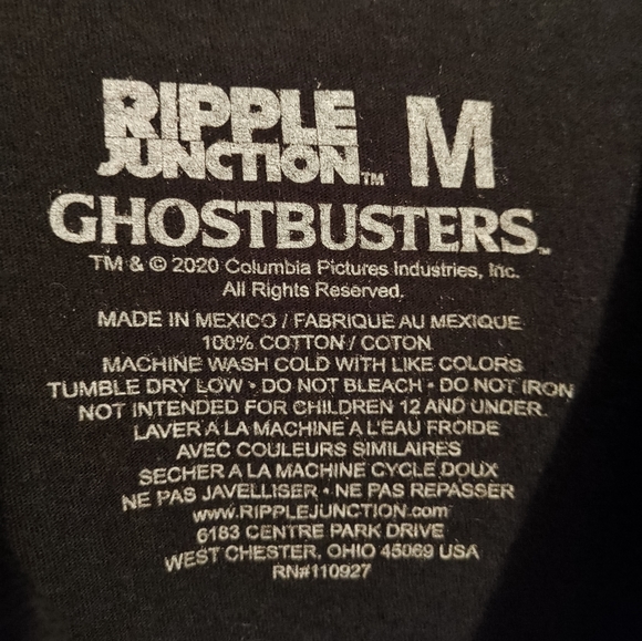 Ghostbusters shirt 1984 style logo graphic tee Ghost Slimer Stay Puft Haunted 🎃 - Picture 3 of 4